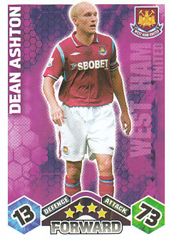 Dean Ashton West Ham United 2009/10 Topps Match Attax #323